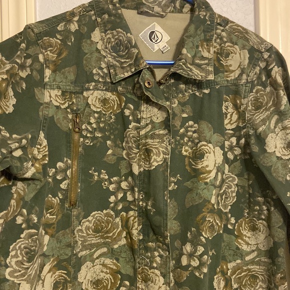 Volcom flower army jacket - Picture 2 of 3